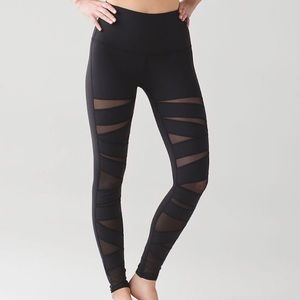 Mesh Panel Lululemon Leggings